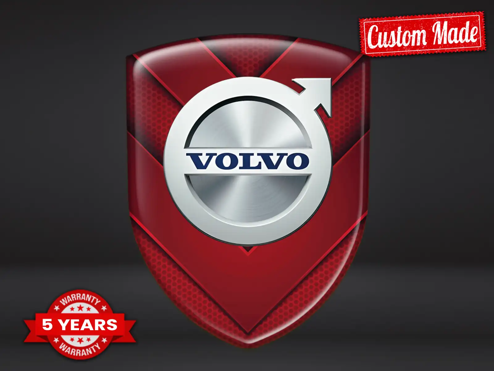 Volvo Etiqueta Impermeable Resistente Limitada Universal
